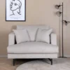 Fåtölj Venture Home Sofia Manchester Beige Sittbredd 106 cm