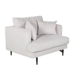 Fåtölj Venture Home Sofia Manchester Beige Sittbredd 106 cm