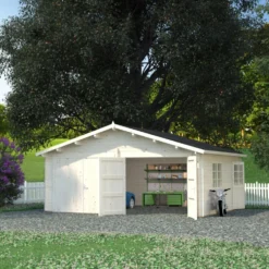 Garage Palmako Roger 28,4 m2 med Slagport