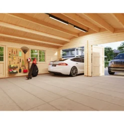 Garage Palmako Roger 28,4 m2 med Slagport