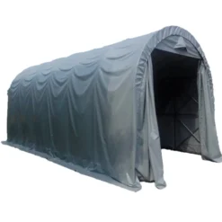 Garagetält Prohall 3,5x7,5x3,5 m Grå Tälthall