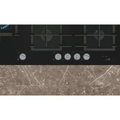 Gashäll Siemens iQ700 med stepFlame Svart 90cm med Smart Uppkoppling