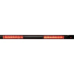Gasolvärmare HEAT1 3000W Svart Dubbel Terrassvärmare för Uterum & Utomhusmiljö
