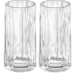 Glas Koziol Club No. 8 300 ml Crystal Clear 2-pack