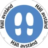 Golvdekal Systemtext Håll Avstånd 410mm