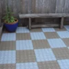 Golvplatta Bergo XL Cedar Wood Golvtrall i Plast