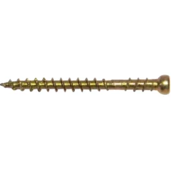 Golv-/Sockelskruv Gunnebo Fastening 4,2 mm Gulförzinkad Tx15