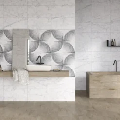 Granitkeramik Lhådös Carrara Marmor 30x60 cm