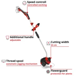 Grästrimmer Einhell GE-CT 18/33 Li E Utan Batteri & Laddare