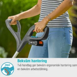 Grästrimmer Gardena SmallCut 23/18V P4A utan Batteri och Laddare