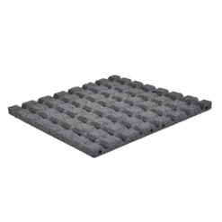 Gummiplatta Nordic Play 500x500x30 Grå