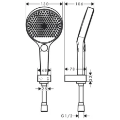 Handduschset Hansgrohe Rainfinity 130 3jet