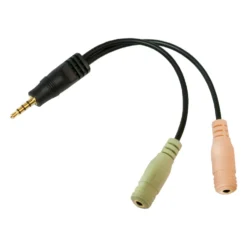 Headsetuttag LogiLink Mic/Ljud 3,5mm