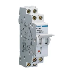Hjälp/signalkontakt Hager för Jordfelsbrytare 6 A 240 V AC