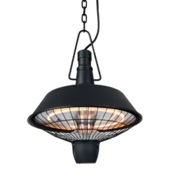 Hängande Terrassvärmare SunRed Indus RSH16, Infravärmare för Balkong & Terrass, Svart 3000W