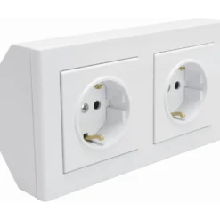 Hörnbox Malmbergs Optima 2Xschuko