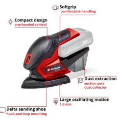 Hörnslip Einhell TE-OS 18/150 Li Solo