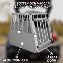 Hundbur Trekker S 54x69x60 cm