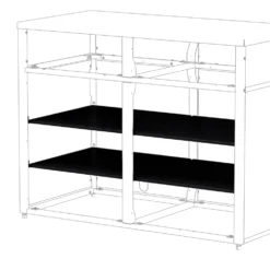 Hyllplan Skotte Kitchen 538Svart 1 st Till Utekök
