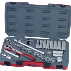 Hylsnyckelsats med 1/2 tum fyrkantsfäste Teng Tools M1234