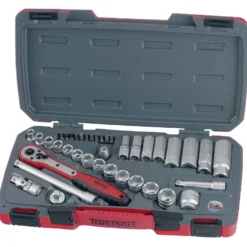 Hylsnyckelsats med 3/8 tum fyrkantsfäste Teng Tools T3839