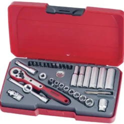 Hylsnyckelsats med 1/4 tum fyrkantsfäste Teng Tools T1435AF
