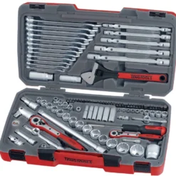 Hylsnyckelsats med 1/4 tum, 3/8 tum och 1/2 tum fyrkantsfäste Teng Tools TM106