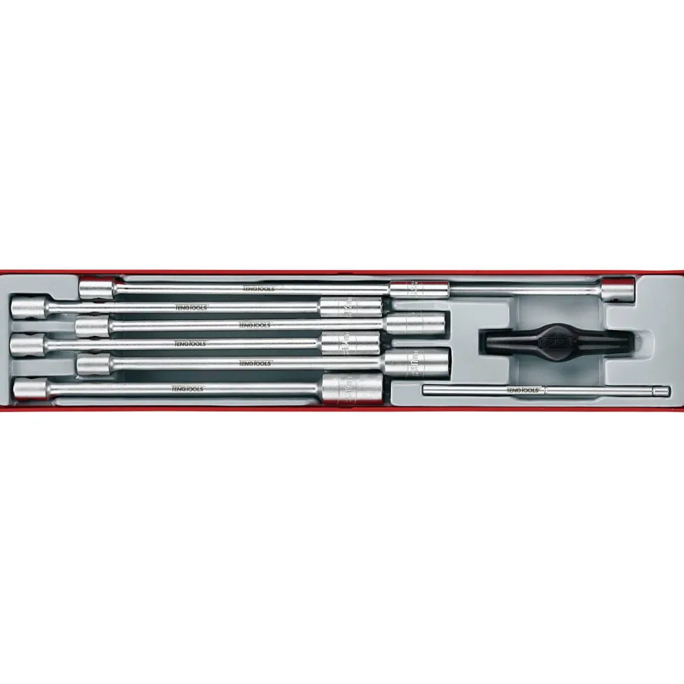 Hylssats 9 delars med 3/8 fäste och T-handtag Teng Tools TTXTB09