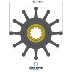 Impeller Albin Group Marine Premium 06-02-026