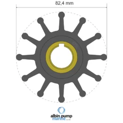 Impeller Albin Group Marine Premium 06-02-025