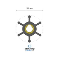 Impellerkit Albin Group Marine Premium 06-01-007