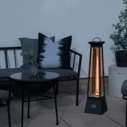 Infravärmare Gnosjö Klimatprodukter 3012.200 Svart, Effektiv Terrassvärmare för Uteplatsen