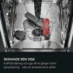 Integrerad Diskmaskin AEG FEE73716PM Helintegrerad - Optimal Rengöring och Torkning