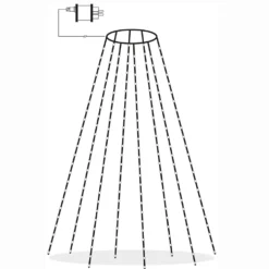 Julgransslinga Star Trading Dew Drop Micro