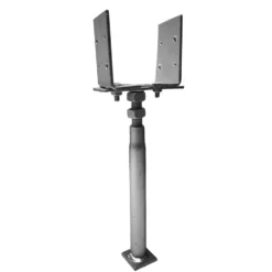 Justerbar stolpfund Jabo 65x110x360mm J=0-145mm H360-550mm galv.