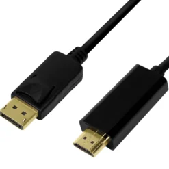 Kabel LogiLinkDisplayPort 1.2 till HDMI 1.4 4K 2 m