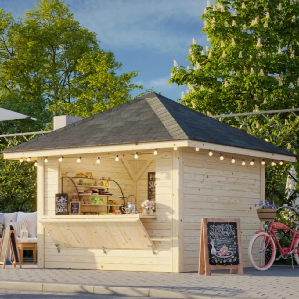 Kiosk Palmako Bianca 8,3 m2 Set 104