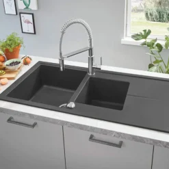 Köksblandare Grohe Get 30361 Engreppsblandare med Svängbar Pip & SpeedClean