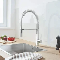 Köksblandare Grohe Get 30361 Engreppsblandare med Svängbar Pip & SpeedClean