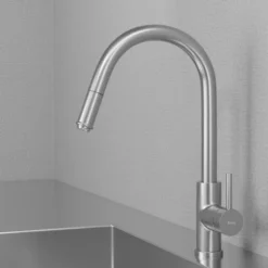 Köksblandare Scandtap Steel Access med Utdragbar Pip