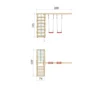 Klättermodul Jungle Gym Klättermodul 200 Trä