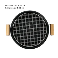 Kolgrill Easy Cooking Kamado Korea Hibachi 28 Portabel