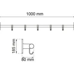 Kroklist Habo Elegant 100 cm