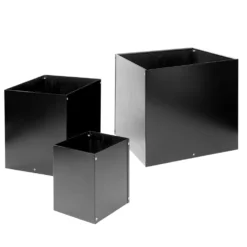 Kruka Skotte Garden Svart 25X25X30 cm