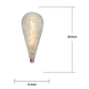 LED-lampa Star Trading Decoled Line E27 P125