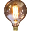 LED-lampa Star Trading E27 G125 Vintage Gold Dimbar
