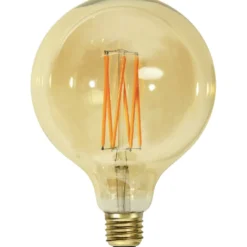 LED-lampa Star Trading E27 G125 Vintage Gold Dimbar