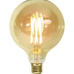 LED-lampa Star Trading E27 G125 Vintage Gold Dimbar