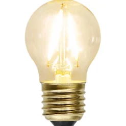 LED-lampa Star Trading Filament E27 G45 Soft Glow 1,5W