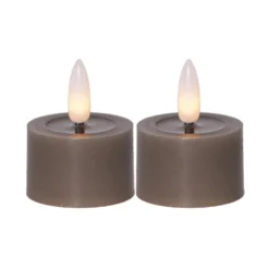 LED-Värmeljus Star Trading Flamme Flow 4x5 cm 2-pack
